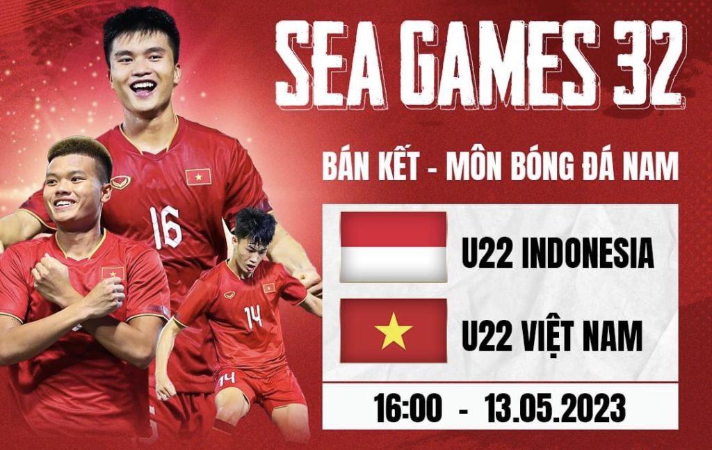 U22 Indonesia vs U22 Việt Nam lúc 16h00 ngày 13/5